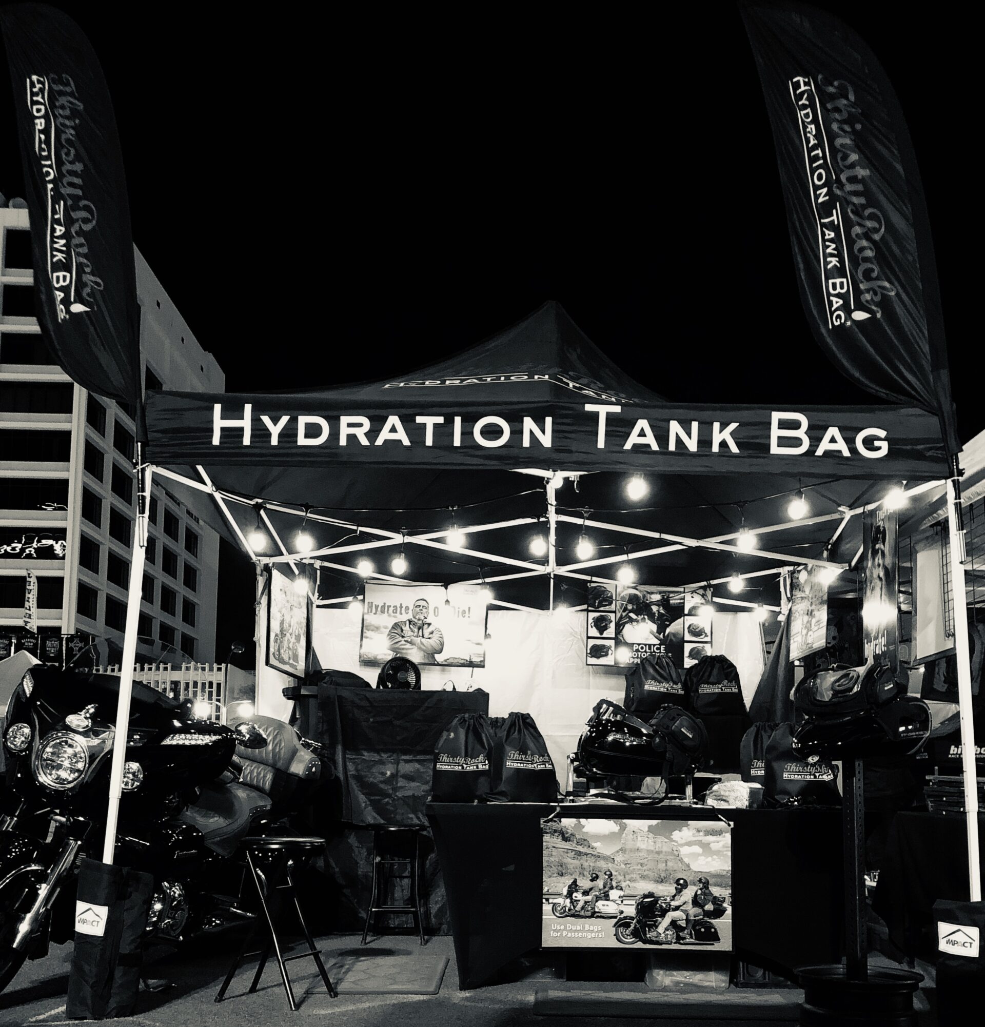 ThirstyRock product tent